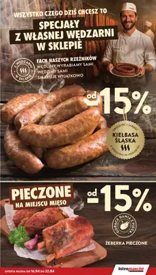 Intermarche - gazetka promocyjna Gazetka od czwartku 16.04 do środy 22.04 - strona 15