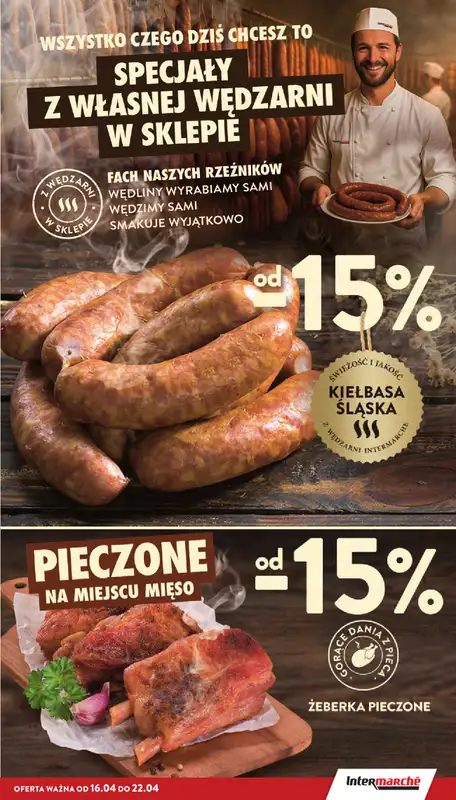 Intermarche - gazetka promocyjna Gazetka od czwartku 16.04 do środy 22.04 - strona 15
