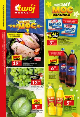 Twój Market - gazetka promocyjna Gazetka od środy 15.04 do wtorku 21.04