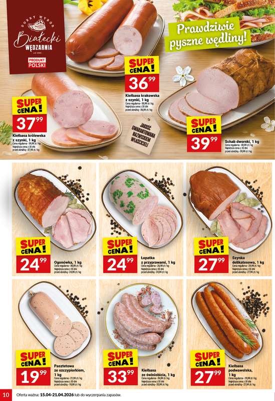 Twój Market - gazetka promocyjna Gazetka od środy 15.04 do wtorku 21.04 - strona 10