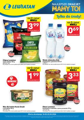 LEWIATAN - gazetka promocyjna W wielopakach taniej! od czwartku 16.04 do środy 22.04