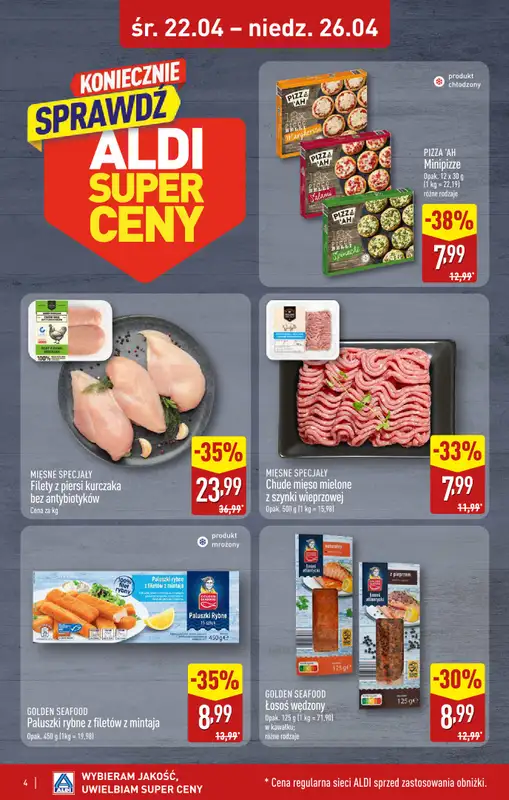 Aldi - gazetka promocyjna Gubin, ul. 3-maja 8: WIELKIE OTWARCIE już w ŚRODĘ: 22.04! od środy 22.04 do niedzieli 26.04 - strona 4