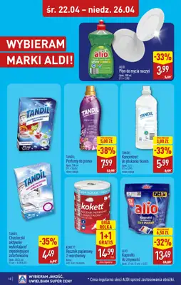 Aldi - gazetka promocyjna Gubin, ul. 3-maja 8: WIELKIE OTWARCIE już w ŚRODĘ: 22.04! od środy 22.04 do niedzieli 26.04 - strona 12