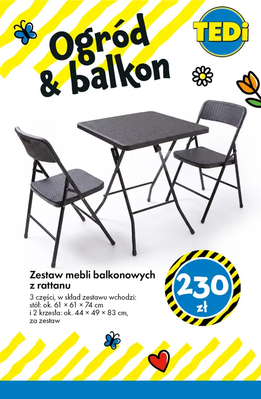 Tedi - gazetka promocyjna Ogród & balkon! od wtorku 14.04  - strona 2
