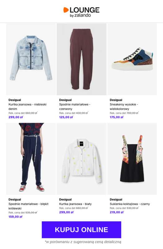 Lounge by Zalando - gazetka promocyjna Specjalne okazje: Desigual od wtorku 14.04 do czwartku 16.04 - strona 9