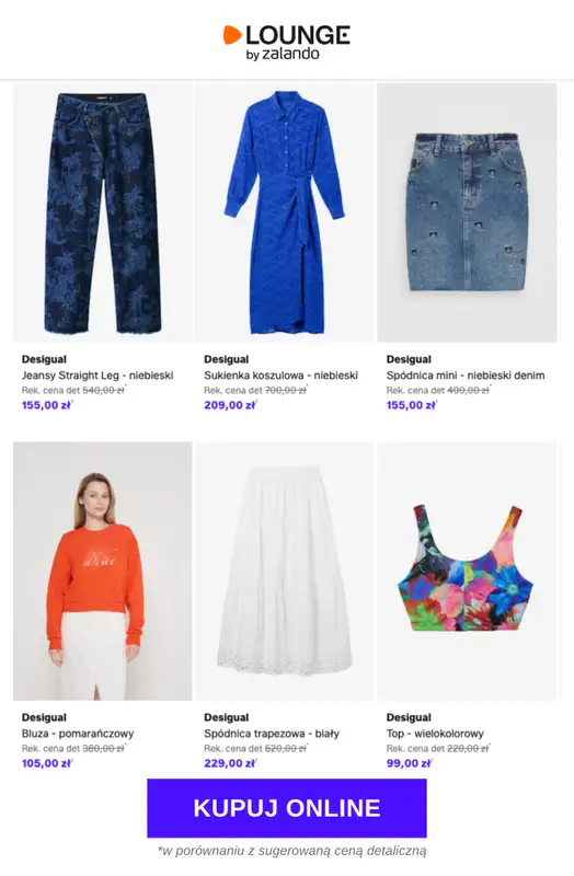 Lounge by Zalando - gazetka promocyjna Specjalne okazje: Desigual od wtorku 14.04 do czwartku 16.04 - strona 6