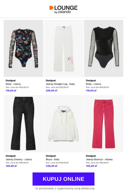 Lounge by Zalando - gazetka promocyjna Specjalne okazje: Desigual od wtorku 14.04 do czwartku 16.04 - strona 5