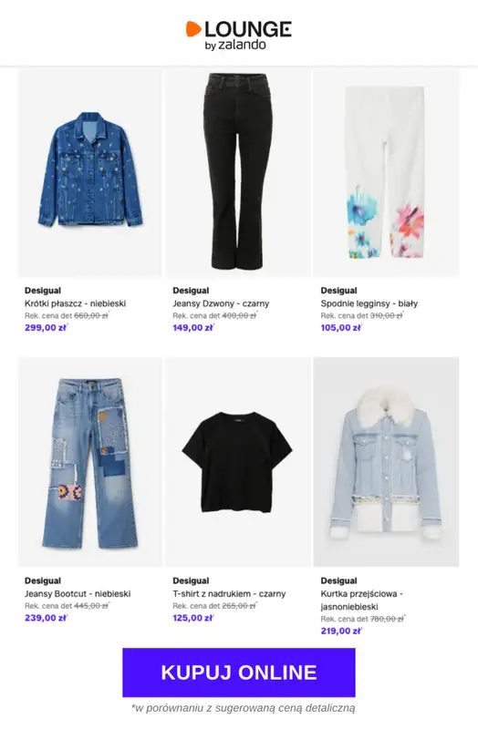 Lounge by Zalando - gazetka promocyjna Specjalne okazje: Desigual od wtorku 14.04 do czwartku 16.04 - strona 8
