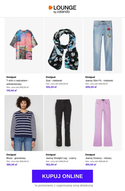Lounge by Zalando - gazetka promocyjna Specjalne okazje: Desigual od wtorku 14.04 do czwartku 16.04 - strona 4