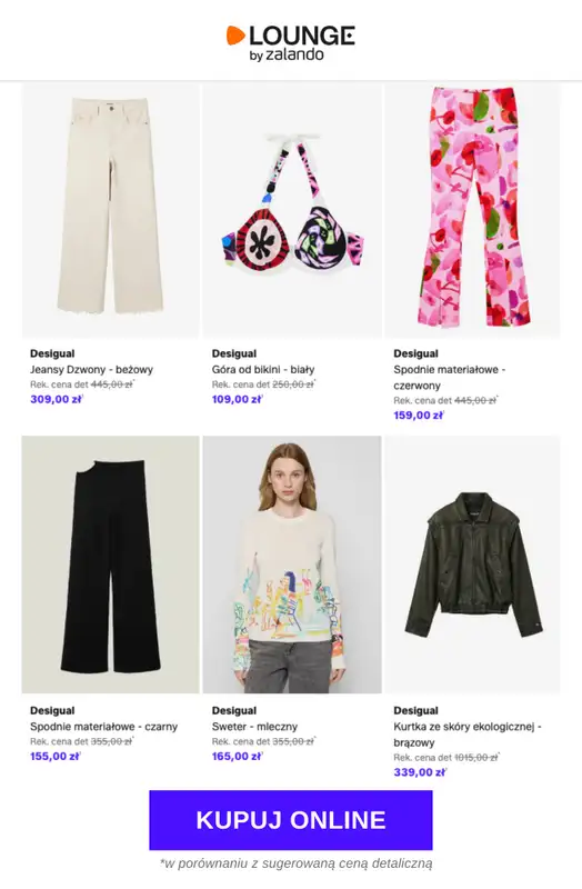 Lounge by Zalando - gazetka promocyjna Specjalne okazje: Desigual od wtorku 14.04 do czwartku 16.04 - strona 3