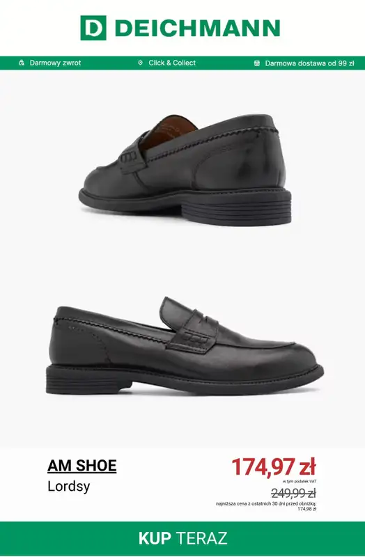 Deichmann - gazetka promocyjna Lordsy i mokasyny męskie od wtorku 14.04  - strona 3
