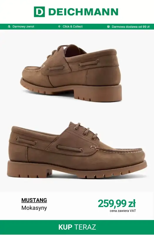 Deichmann - gazetka promocyjna Lordsy i mokasyny męskie od wtorku 14.04  - strona 7