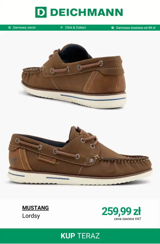 Deichmann - gazetka promocyjna Lordsy i mokasyny męskie od wtorku 14.04  - strona 4