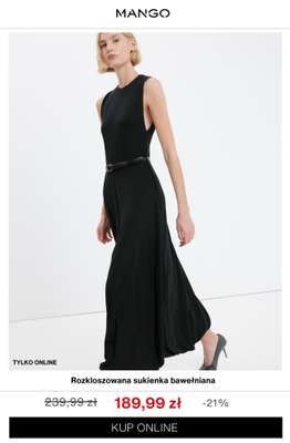 Mango - gazetka promocyjna Sukienki na PROMOCJI od wtorku 14.04 do wtorku 21.04 - strona 7
