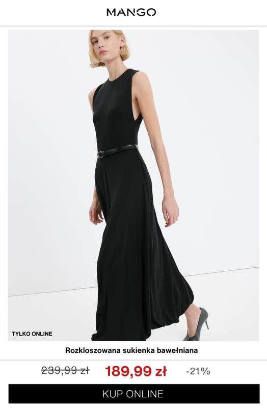 Mango - gazetka promocyjna Sukienki na PROMOCJI od wtorku 14.04 do wtorku 21.04 - strona 7