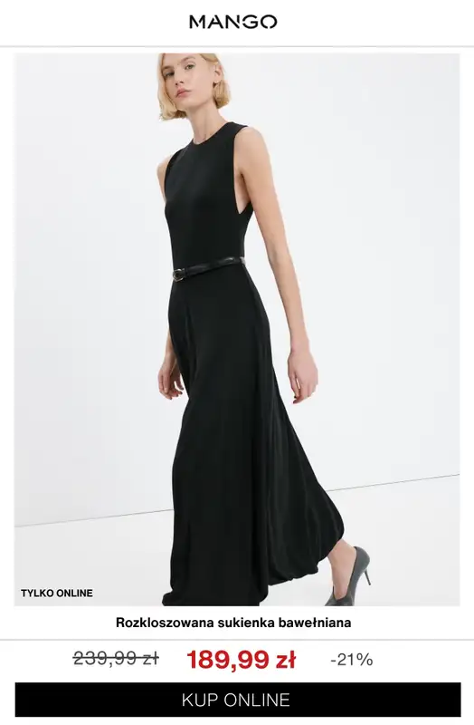 Mango - gazetka promocyjna Sukienki na PROMOCJI od wtorku 14.04 do wtorku 21.04 - strona 7