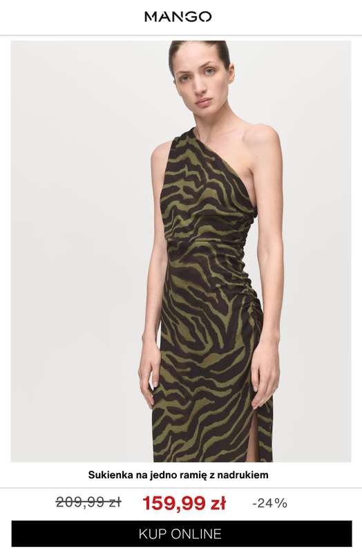 Mango - gazetka promocyjna Sukienki na PROMOCJI od wtorku 14.04 do wtorku 21.04 - strona 4