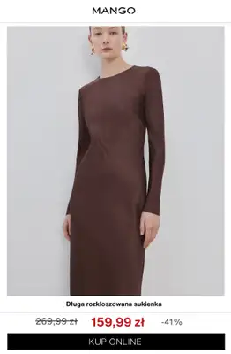 Mango - gazetka promocyjna Sukienki na PROMOCJI od wtorku 14.04 do wtorku 21.04 - strona 2