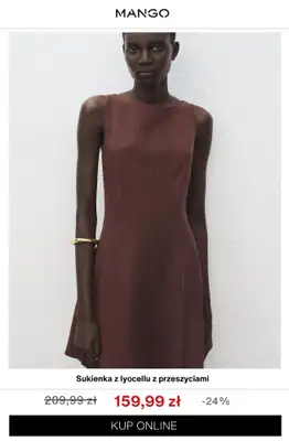 Mango - gazetka promocyjna Sukienki na PROMOCJI od wtorku 14.04 do wtorku 21.04 - strona 8