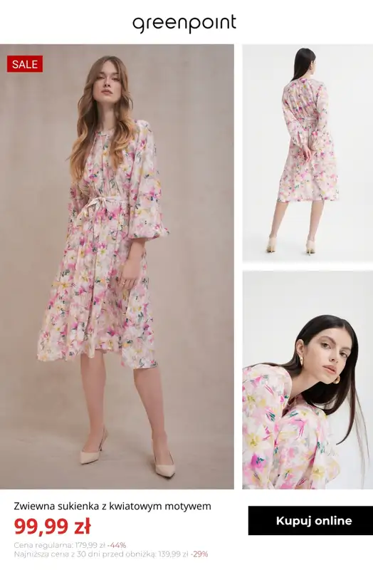 Greenpoint - gazetka promocyjna Sukienki z wyprzedaży od wtorku 14.04  - strona 4