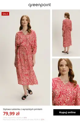 Greenpoint - gazetka promocyjna Sukienki z wyprzedaży od wtorku 14.04  - strona 9