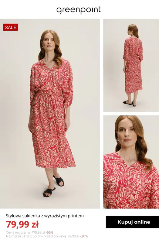 Greenpoint - gazetka promocyjna Sukienki z wyprzedaży od wtorku 14.04  - strona 9