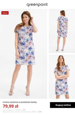 Greenpoint - gazetka promocyjna Sukienki z wyprzedaży od wtorku 14.04  - strona 8