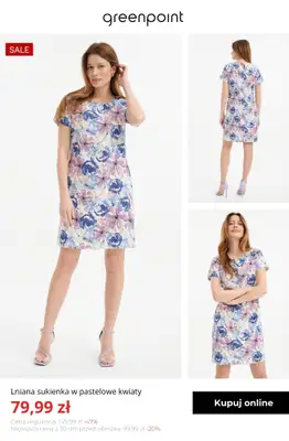 Greenpoint - gazetka promocyjna Sukienki z wyprzedaży od wtorku 14.04  - strona 8