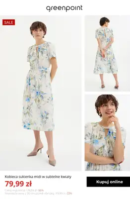 Greenpoint - gazetka promocyjna Sukienki z wyprzedaży od wtorku 14.04  - strona 3