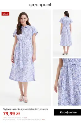 Greenpoint - gazetka promocyjna Sukienki z wyprzedaży od wtorku 14.04  - strona 7