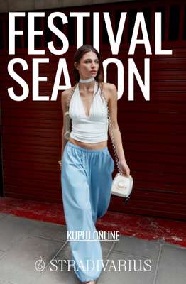 Stradivarius - gazetka promocyjna Festival Season od wtorku 14.04 do poniedziałku 20.04