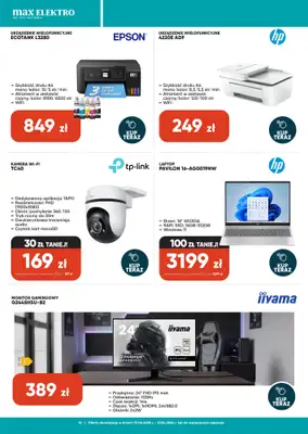 Max Elektro - gazetka promocyjna Gazetka od wtorku 14.04 do poniedziałku 27.04 - strona 14