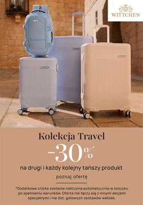 BEST SALE - gazetka promocyjna Wittchen | -30% na drugi produkt z kolekcji Travel od wtorku 14.04 