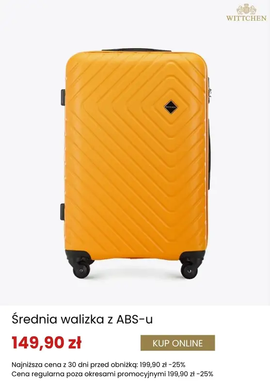BEST SALE - gazetka promocyjna Wittchen | -30% na drugi produkt z kolekcji Travel od wtorku 14.04  - strona 7