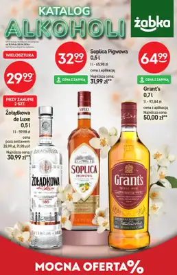 Żabka - gazetka promocyjna Katalog alkoholowy od środy 15.04 do wtorku 28.04