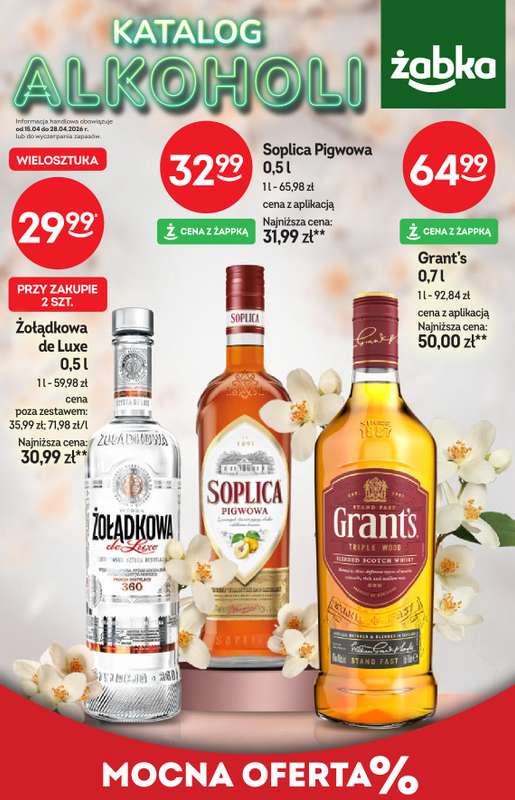Żabka - gazetka promocyjna Katalog alkoholowy  do wtorku 28.04