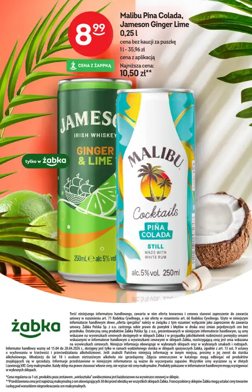 Żabka - gazetka promocyjna Katalog alkoholowy od środy 15.04 do wtorku 28.04 - strona 20