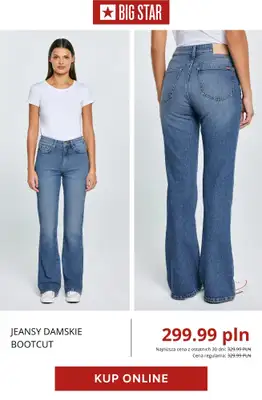 BIG STAR - gazetka promocyjna Jeansy i spodnie damskie w super cenach! od wtorku 14.04  - strona 9