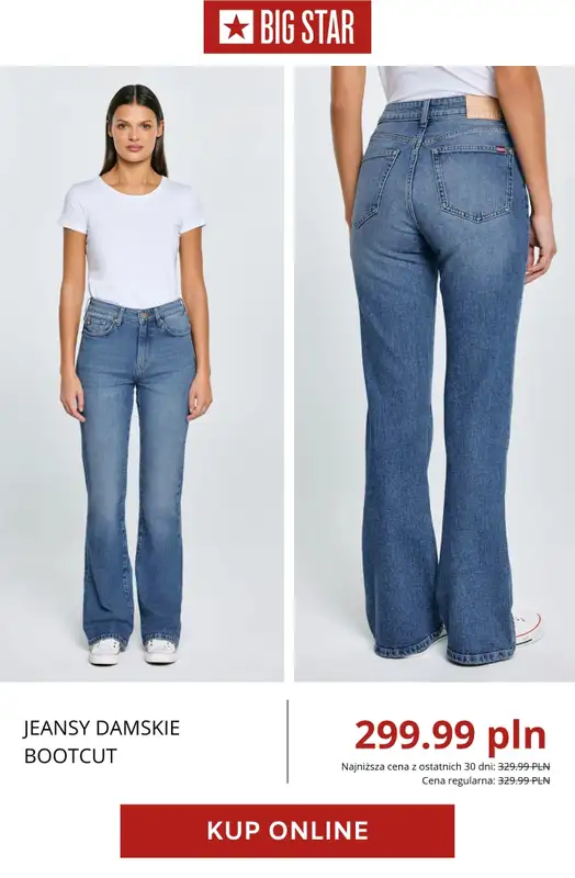 BIG STAR - gazetka promocyjna Jeansy i spodnie damskie w super cenach! od wtorku 14.04  - strona 9