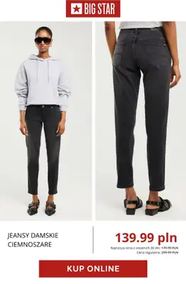 BIG STAR - gazetka promocyjna Jeansy i spodnie damskie w super cenach! od wtorku 14.04  - strona 7