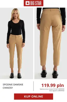 BIG STAR - gazetka promocyjna Jeansy i spodnie damskie w super cenach! od wtorku 14.04  - strona 8