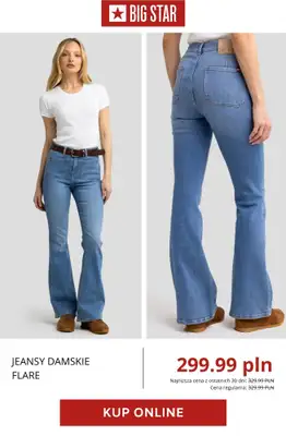 BIG STAR - gazetka promocyjna Jeansy i spodnie damskie w super cenach! od wtorku 14.04  - strona 3
