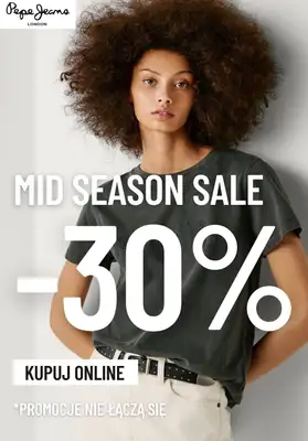 BEST SALE - gazetka promocyjna Pepe Jeans | Do -30% na wybrane artykuły od wtorku 14.04 do niedzieli 19.04