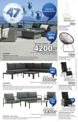 Jysk - gazetka promocyjna Świętujemy urodziny. Rabat do 60% od środy 22.04 do niedzieli 10.05 - strona 5