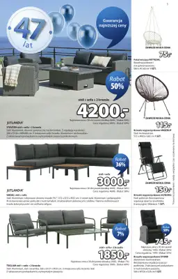 Jysk - gazetka promocyjna Świętujemy urodziny. Rabat do 60% od środy 22.04 do niedzieli 10.05 - strona 5