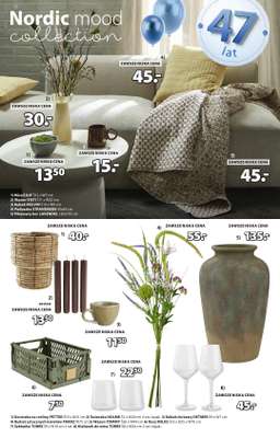 Jysk - gazetka promocyjna Świętujemy urodziny. Rabat do 60% od środy 22.04 do niedzieli 10.05 - strona 12