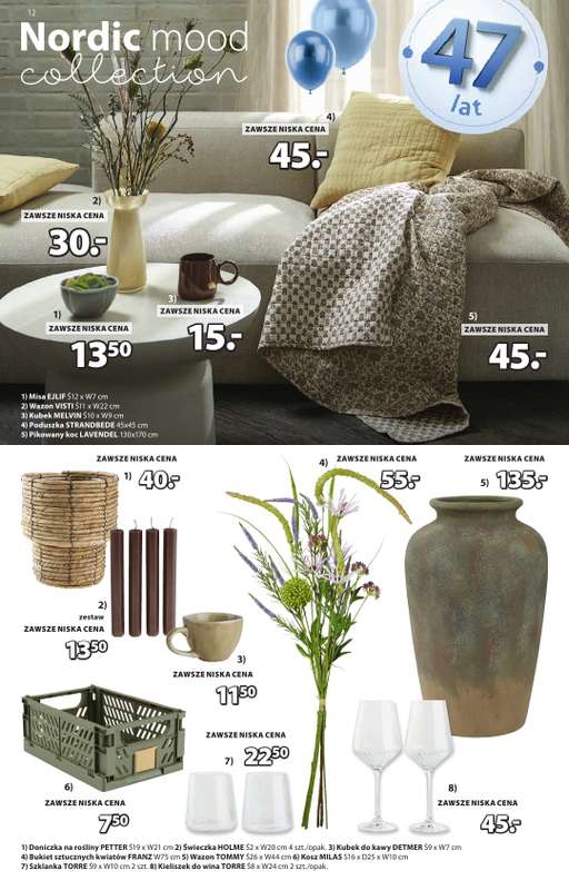 Jysk - gazetka promocyjna Świętujemy urodziny. Rabat do 60% od środy 22.04 do niedzieli 10.05 - strona 12