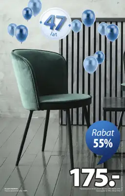 Jysk - gazetka promocyjna Świętujemy urodziny. Rabat do 60% od środy 22.04 do niedzieli 10.05 - strona 21