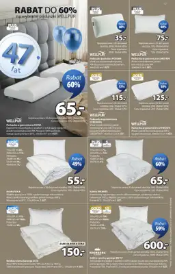 Jysk - gazetka promocyjna Świętujemy urodziny. Rabat do 60% od środy 22.04 do niedzieli 10.05 - strona 17