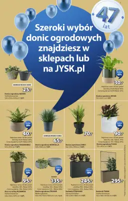 Jysk - gazetka promocyjna Świętujemy urodziny. Rabat do 60% od środy 22.04 do niedzieli 10.05 - strona 7